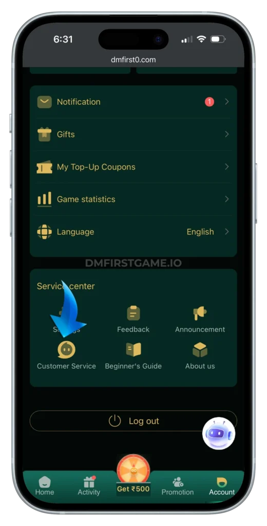 DM-FIRST-CUSTOMER-SERVICE